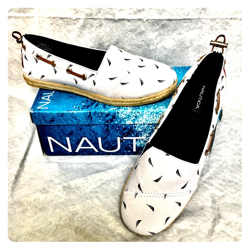 Nautical Rudder 2 Espadrilles NIB  8.5
